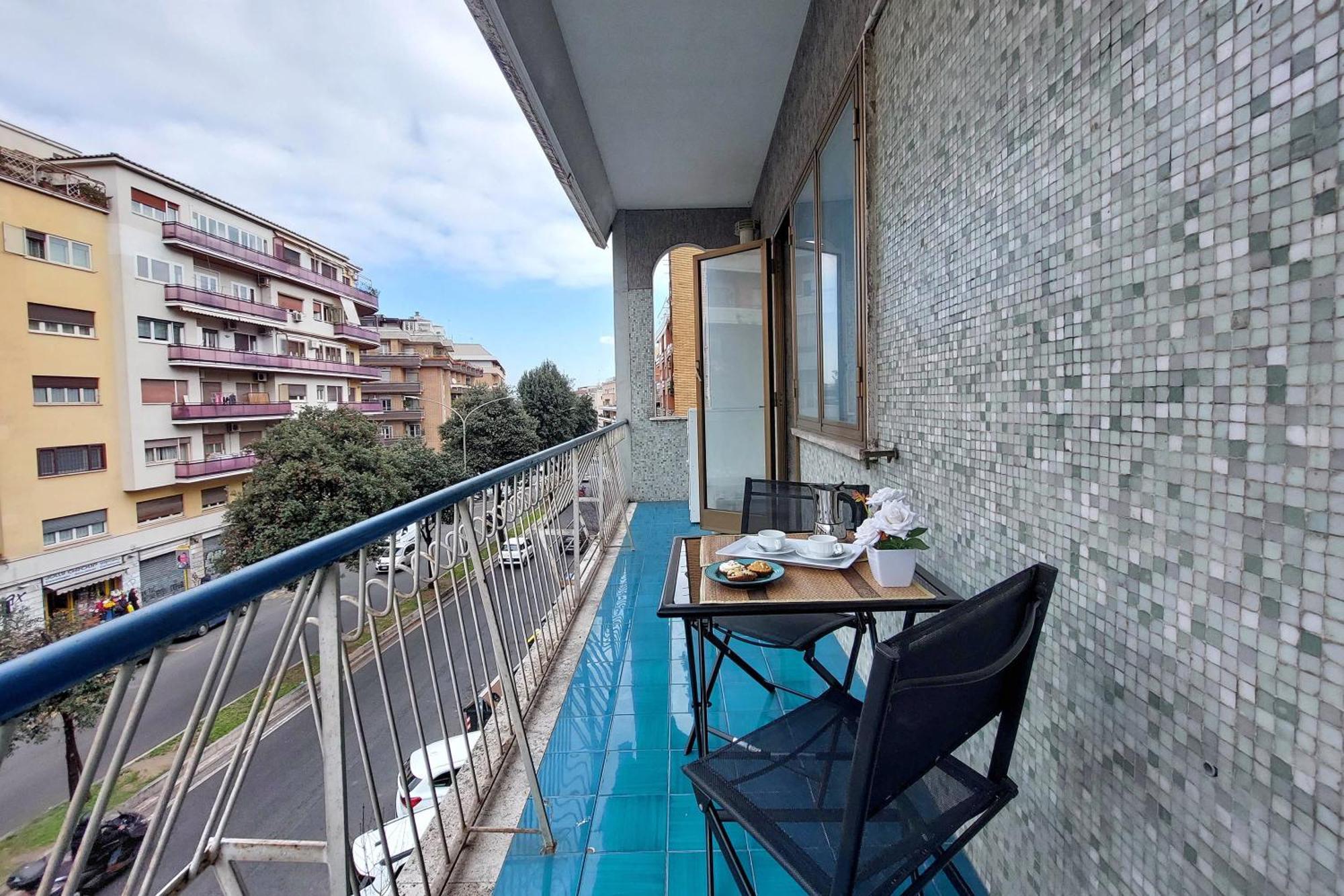 4Bnb - Cozy Albornoz Flat Roma Esterno foto